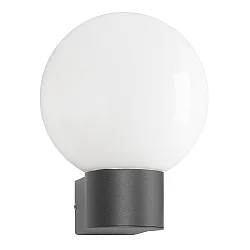 Luminaire mural d’extérieur AQUA BALL rond E27 IP44, acier inoxydable