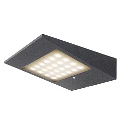 Lampe murale solaire avec capteur IP54, anthrazit 