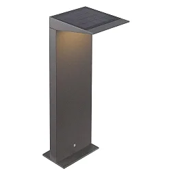 Lampadaire solaire avec capteur IP54, anthrazit 