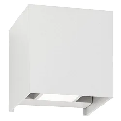 Outdoor LED wall luminaire, 2-side beam, adjustable beam angle, 12W 3000K
