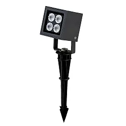 Projecteur d'extérieur LED 40° / REMOVABLE SPIKE forme en dé, réglable IP65, anthrazit