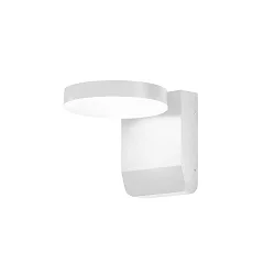 Luminaire mural d’extérieur CCT Switch, inclinable IP54, blanche