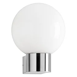 Luminaire mural d’extérieur AQUA BALL rond E27 IP44, acier inoxydable