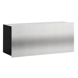 Porte-journaux 2_fach angulaire, droit, acier inoxydable