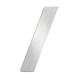 Numéros de maison / grand, acier inoxydable brossé