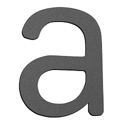Numéros de maison a petit, anthrazit