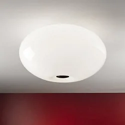Luminaire de plafond AIH petit E27 IP20, aluminium brossé, scintillant, blanche gradable