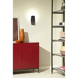 Luminaire mural ASHIYA dimmable, indirect, mat, titane gradable