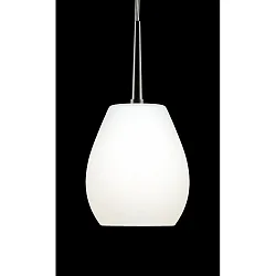 Luminaire à suspension BAGAN à 1 flamme, dimmable E27 IP20, aluminium brossé, opale, blanc mat gradable