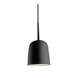 Luminaire à suspension CLAVIO S à 1 flamme, petit, dimmable E27 IP20, aluminium brossé, anthrazit gradable