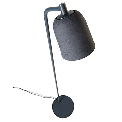 Lampadaire CLAVIO rond, avec interrupteur E27 IP20, anthrazit, couvert de poudre 