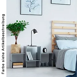 Table lamp CLAVIO, E27, IP20, Lava anthracite, anthracite