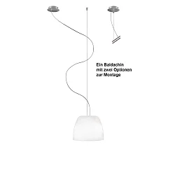 Pendant luminaire MARA, E27, IP20, opal white matt