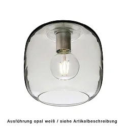Luminaire de plafond MUREA dimmable, opale, blanc mat gradable