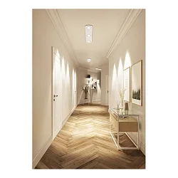 Luminaire de plafond TET MULTI 3 flammes, rigide, blanche gradable