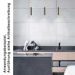 Pendant luminaire TUBUS, GU10, IP20