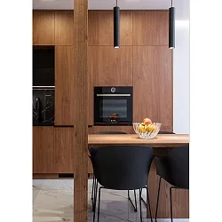 Pendant luminaire TUBUS, GU10, IP20, black matt