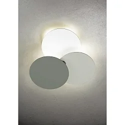 Luminaire de plafond TREVO IP20, gris foncé, gris clair, blanche gradable