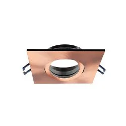 Projecteur encastré SAMSOLA MAX angulaire, pivotant IP20, cuivre gradable