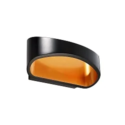 Luminaire mural ACAMAR UP/DOWN haut bas IP20, noir  gradable