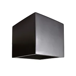 Luminaire mural CUBE haut bas, forme en dé G9 IP20, noir gradable