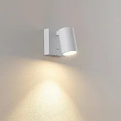 Lampe de lecture CAN TILT SQUARE USB angulaire, avec interrupteur, avec fonction de charge USB, pivotant à la cardan GU10 IP20
