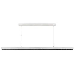 Luminaire à suspension OFFICE THREE haut bas, pour VDU, contrôlable par DALI IP20, blanche gradable