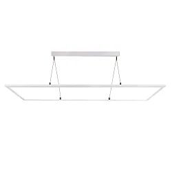 Luminaire à suspension LED PANEL angulaire IP40, blanc trafic gradable