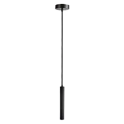 Luminaire à suspension SLIM DIM à 1 flamme, cylindrique, UGR < 19 IP20, noir profond gradable