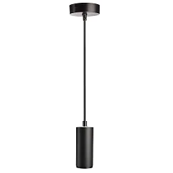Luminaire à suspension LUCEA DIM IP20, noir profond gradable
