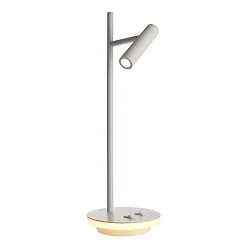 Lampe de table BRAHE avec interrupteur, avec spot LED, direct / indirect IP20, blanche 