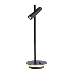 Lampe de table BRAHE avec interrupteur, avec spot LED, direct / indirect IP20, noir  