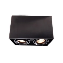 Luminaire de plafond MONA, II GU10 IP20, noir 