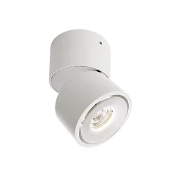 Luminaire de plafond UNI II MINI TILT à 1 flamme, pivotant à la cardan IP20, blanche gradable