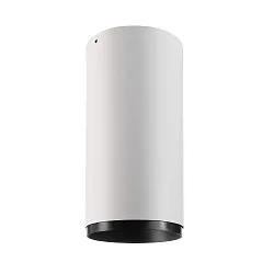 Downlight LUCEA 15 rigide, version pour montage en surface, CCT Switch IP20, transparent, blanc trafic gradable