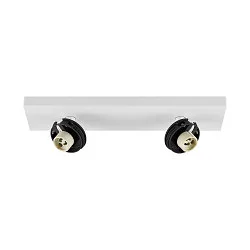 Luminaire de plafond CAN TILT SQUARE BASE 30.5CM MIX'N MATCH 1/3 à 2 flammes, angulaire, sans abat-jour