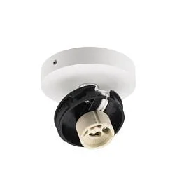 ceiling luminaire CAN TILT ROUND BASE Ø 8CM MIX‘N MATCH 1 flame, round, without shade, cardanic swivelling GU10 IP20, white
