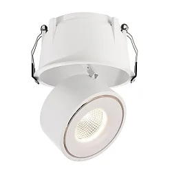 Plafonnier encastré UNI II MAX TILT 700MA 2 pôles, courant constant, pivotant à la cardan IP20, blanche gradable