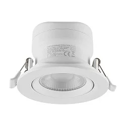 Projecteur encastré SURTUR TILT 83 CCT pivotant, CCT Switch IP20/IP44, blanche gradable