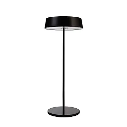 Lampe de table à accu MIRAM HEAD + TABLE STAND lot de 1, avec variateur tactile, fixation magnétique IP54, noir gradable