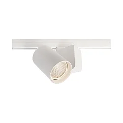 Projecteur triphasé NIHAL adaptateur triphasé inclus IP20, blanche gradable