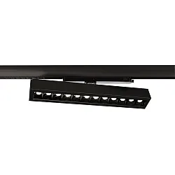 Projecteur triphasé ALNITAK rotatif, constante de tension, inclinable, avec optique de lentille IP20, dégager, noir 