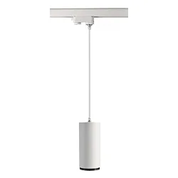 Projecteur triphasé LUCEA 20 IP20, transparent, blanc trafic gradable