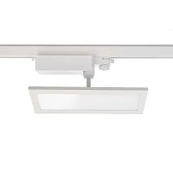 Projecteur triphasé PANEL TRACK LIGHT IP20, laiteux, blanc trafic