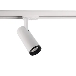 1-Projecteur monophasé LUCEA TILT IP20, blanc trafic gradable