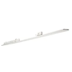 Luminaire triphasé LINEAR PRO TILT DALI pivotant, contrôlable par DALI, UGR < 19 IP20, blanche gradable