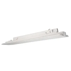 Luminaire triphasé LINEAR PRO FOLD rigide, commutable, multipower IP20, blanche 