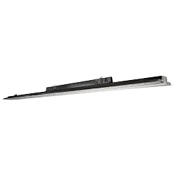 Luminaire triphasé LINEAR PRO FOLD DALI rigide, contrôlable par DALI IP20, noir gradable