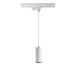 Luminaire suspendu triphasé LUCEA DTW Dim-To-Warm IP20, noir profond gradable