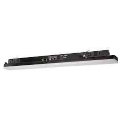 Luminaire triphasé LINEAR PRO 60 contrôlable par DALI, multipower IP20, noir trafic gradable